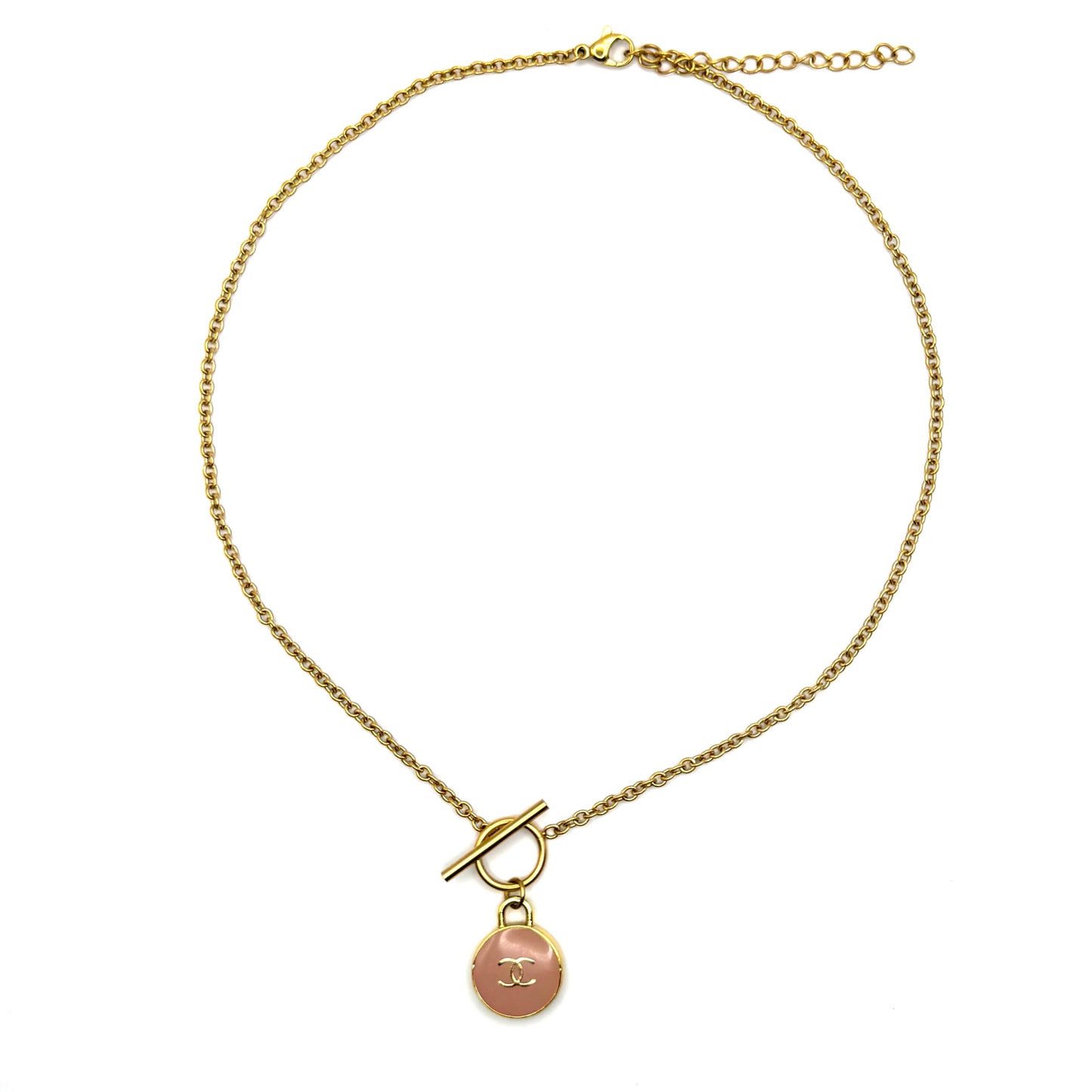 Light Pink Padlock Necklace