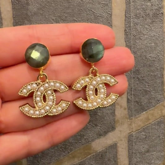 Pearly & Labradorite Luxe Earrings